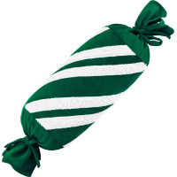 Vianočný vankúš SWEET CANDY 60 cm - zelený/biely