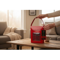 Sada utierok MAGICAL CHRISTMAS v darčekovom balení - 2 kusy - červená/zelená