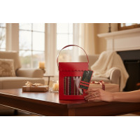 Sada utierok MAGICAL CHRISTMAS v darčekovom balení - 2 kusy - červená/pruhy