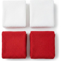 Sada uterákov na ruky MAGIC HOLIDAY v darčekovom balení - 4 kusy - červená/biela