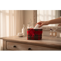 Sada uterákov na ruky MAGIC HOLIDAY v darčekovom balení - 4 kusy - červená/biela