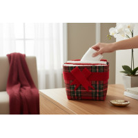 Sada uterákov na ruky MAGIC HOLIDAY v darčekovom balení - 4 kusy - červená/biela