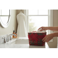 Sada uterákov na ruky MAGIC HOLIDAY v darčekovom balení - 4 kusy - červená/biela