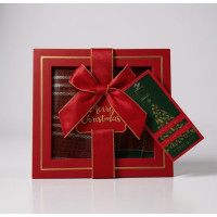 Sada utierok VIANOČNÉ KÚZLO v darčekovom balení - 2 kusy - červená