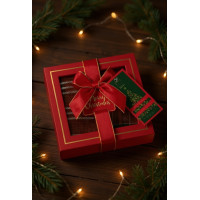 Sada utierok VIANOČNÉ KÚZLO v darčekovom balení - 2 kusy - červená