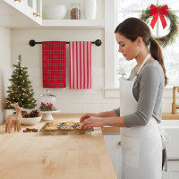 Sada utierok VIANOČNÉ KÚZLO v darčekovom balení - 2 kusy - červená