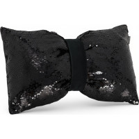 Dekoračný vankúš GLAM SHINE 30x50 cm - čierny/grafitový