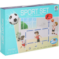 Futbalová bránka s basketbalovým košom 2v1