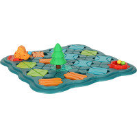 Logická dosková hra bludiska s prekážkovou dráhou 28 dielikov