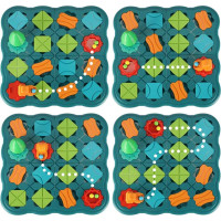 Logická dosková hra bludiska s prekážkovou dráhou 28 dielikov