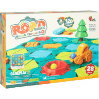 Logická dosková hra bludiska s prekážkovou dráhou 28 dielikov