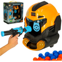 Arkádová hra Robotická prilba - streľba na terč