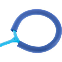 Hula hop na nohu svietiaca LED - modrá