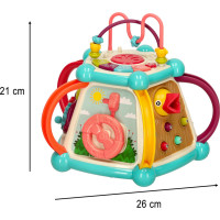 Senzorická kocka pre deti 7v1