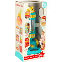 Interaktívny vysávač pre deti so zvukom - tyrkysový