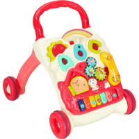 Interaktívna chodítko 4v1 - červené