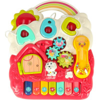 Interaktívna chodítko 4v1 - červené