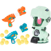 Hladný dinosaurus - strelecká arkádová hra pre 2