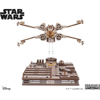 Ugears 3D drevená mechanická skladačka Star Wars Luke Skywalker X-Wing stíhačka
