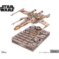 Ugears 3D drevená mechanická skladačka Star Wars Luke Skywalker X-Wing stíhačka Ugears 3D drevená mechanická skladačka Star Wars Luke Skywalker X-Wing stíhačka