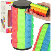 Logická hádanka s rotačným valcom 7 radov