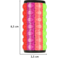 Logická hádanka s rotačným valcom 7 radov