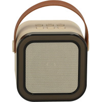 Karaoke reproduktor Bluetooth + mikrofón - béžový