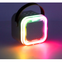 Karaoke reproduktor Bluetooth + mikrofón - béžový