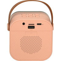 Karaoke reproduktor Bluetooth + mikrofón - ružový