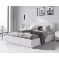 Čalúnená posteľ HILTON - 200x160 cm - biela