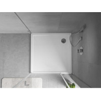 Sprchová vanička MEXEN FLOW - 110x110 cm - biela lesklá - 46S101111