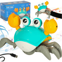 Interaktívny krab so zvukom - zelený