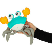 Interaktívny krab so zvukom - zelený