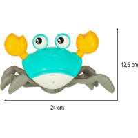 Interaktívny krab so zvukom - zelený