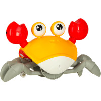 Interaktívny krab so zvukom - žltý