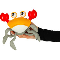 Interaktívny krab so zvukom - žltý