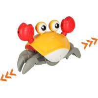 Interaktívny krab so zvukom - žltý