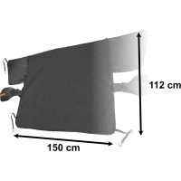 Kryt čelného skla proti zamrznutiu magnetický