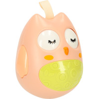 Zmyslová hojdacia sova - ružová