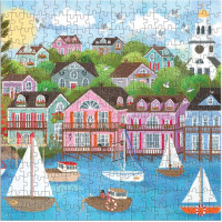 GALISON Štvorcové puzzle Prístav pri mori XL 300 dielikov