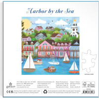 GALISON Štvorcové puzzle Prístav pri mori XL 300 dielikov