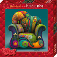 HEYE Štvorcové puzzle Relax!: Pohodlné kreslo 1000 dielikov