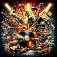 NORIMPEX Diamantové maľovanie Hudobná inšpirácia 30x40cm