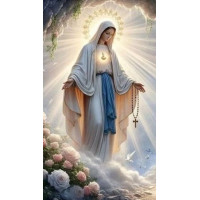 NORIMPEX Diamantové maľovanie Bábika Mária 30x40cm