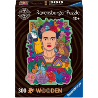 RAVENSBURGER Drevené obrysové puzzle Frida Kahlo 300 dielikov