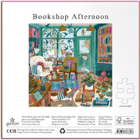 GALISON Metalické štvorcové puzzle Popoludní v kníhkupectve 500 dielikov