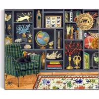 GALISON Metalické puzzle Eklektické poklady 1000 dielikov