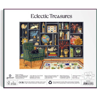 GALISON Metalické puzzle Eklektické poklady 1000 dielikov