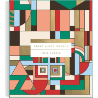GALISON Metalické puzzle Frank Lloyd Wright: Decembrové darčeky 1000 dielikov