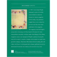 GALISON Metalické puzzle Frank Lloyd Wright: Decembrové darčeky 1000 dielikov